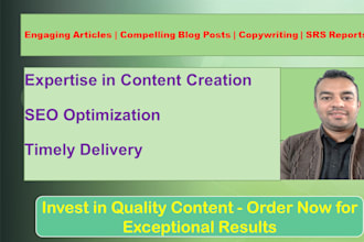 seo content creation and copywriting articles and expert srs reports