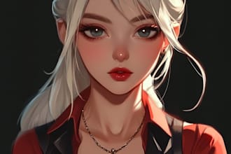 do anime, manga, original character and girl illustration