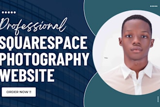build squarespace, website redesign, photography, book author, business