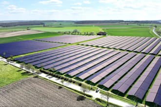 visualize 3d photovoltaic layout,farm environment,revit,twinmotion,cgi livestock