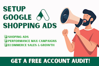 set up google shopping ads, performance max campaigns