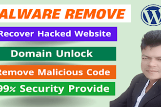 remove malware and virus from wordpress website and server