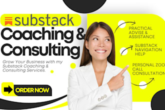 setup and coach you on your substack launch, substack editable newsletter