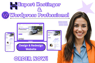 sviluppo sito godaddy, redesign hostinger, design sito wordpress, store ionos