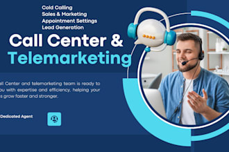 provide a call center team for telemarketing