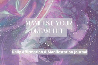 design a digital manifestation journal for self growth personal goals and succes