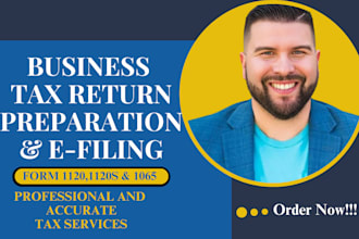 prepare and file US tax returns for business