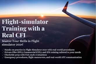 teach you to fly flight simulator 2024 training with a flight instructor