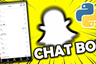 do python API bot, instagram bot, tik tok, snapchat bot, telegram bot, twitter