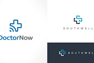do minimalist hospital dental logo design