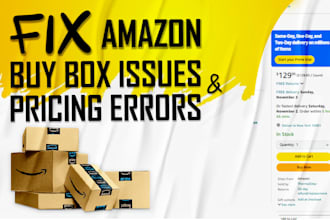 resolve amazon buy box issues, pricing errors and account issues