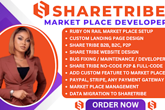 setup b2c, p2p nocode sharetribe marketplace, sharetribe marketplace cscart pro