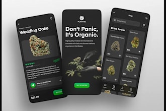 develop cannabis delivery app and website like eaze and doordash, marijuana app