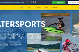 design boat rentals landing page website booking website wordpress website