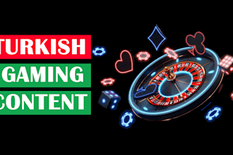 write high quality, SEO friendly and igaming content