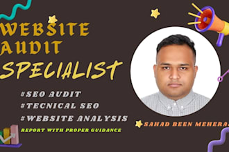 do SEO analysis for the website and provide proper guidance