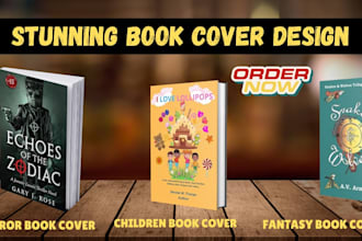 do ebook cover design and book cover design and kindle cover