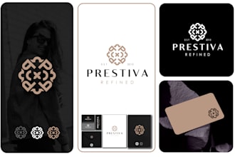 do highly modern minimal and luxury business logo design