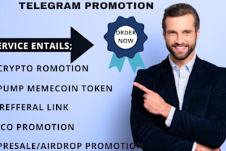 grow crypto promotion,crypto telegram marketing,telegram subscriber