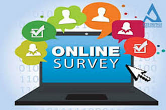 get over 1000 audience to fill online survey forms and polls or questionnaire