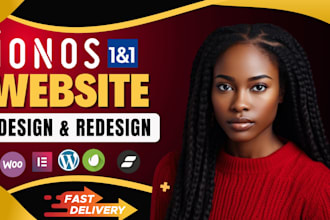 ionos website design, ionos website redesign, ionos website ecommerce website