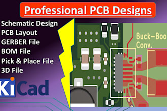 create custom hardware, pcb designs and schematics in kicad