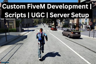 develop custom fivem scripts, fivem ugc, assets, and full server setup