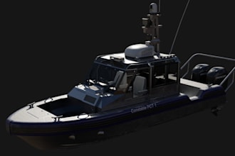 create 3d military vehicle,watercraft,hard surface,boat,3d lego design,solidword