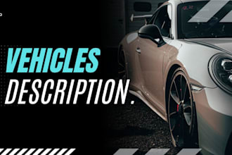 write a captivating description for your turo listings