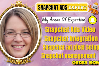 setup snapchat ads, snapchat ads manager, fix snapchat video ads or boost sales
