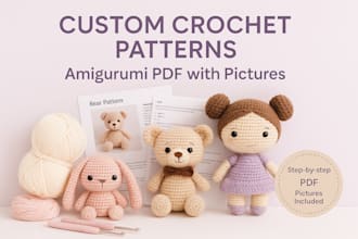 write crochet pattern for amigurumis