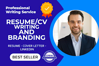 write and upgrade your resume, cv, cover letter, linkedin