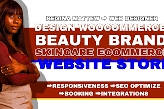 woocommerce skincare website makeup website beauty products website store design
