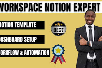 design notion template notion workspace zapier n8n automation ai project manager