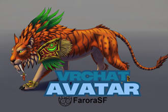 do furry nsfw 3d vrchat avatar wolf cat dog horse dragon fox