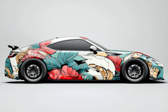 do vehicle wrap decals for car wrap,van wrap
