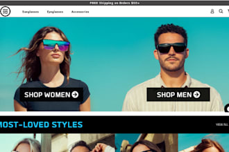design sunglasses shopify eyeglasses store jewelry website wristwatch store