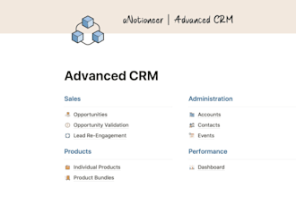 create notion or template for smooth automation and  workflow