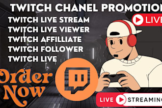 organically promote your twitch channel to bring real followers and viewers