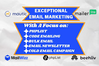 setup cold email campaign code emailing newsletter mailwizz mailerlite phplist