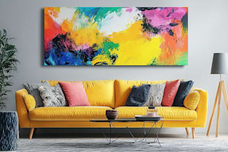 paint acrylic painting on canvas with free shipping