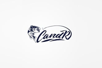design fly fishing apparel company logo