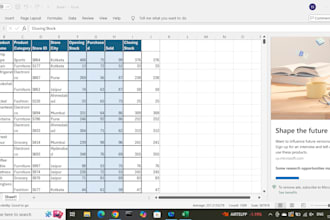 do excel data cleaning, formatting, merging and splitting