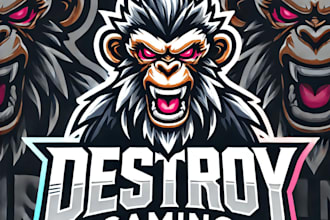 design a custom, gaming clan or esports team logo for you