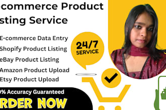 seo product listings for amazon, ebay , shopify