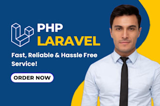 build php laravel websites as expert php laravel developer