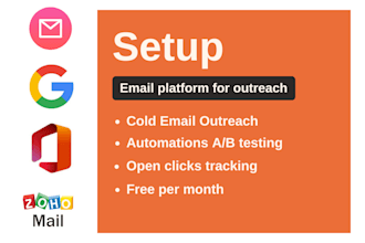 setup email platform for cold email marketing