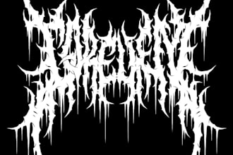 design your black, slamming, brutal, death metal band logo