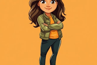 make cartoon portrait of you