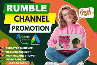 do organic rumble video promotion for your channel growth